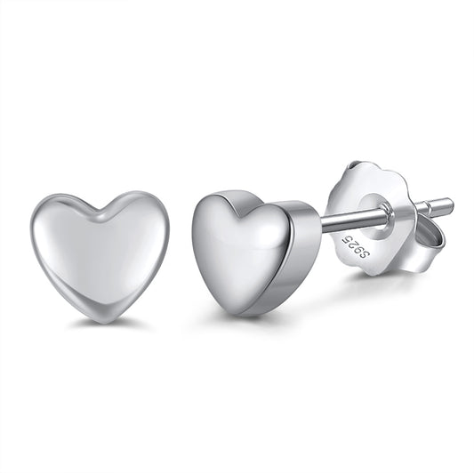 Haley - Heart Studs