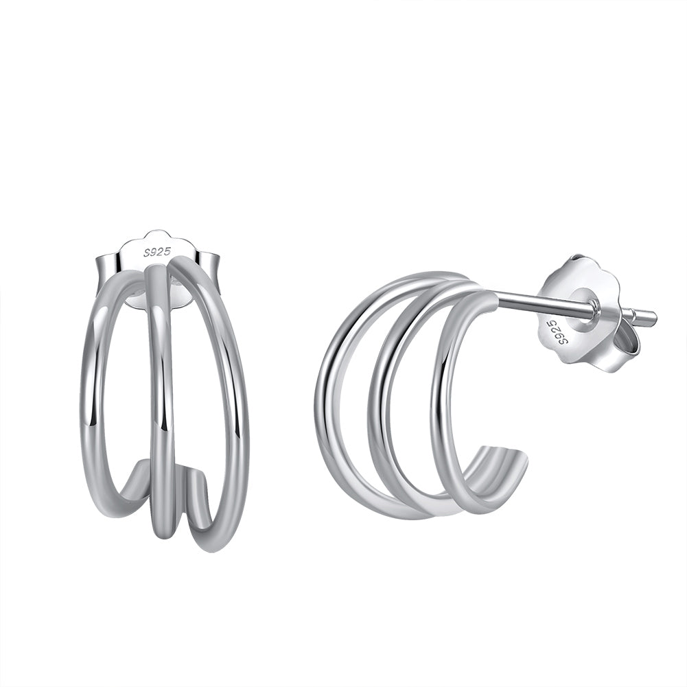 Oaklynn - Curved Mini Earrings