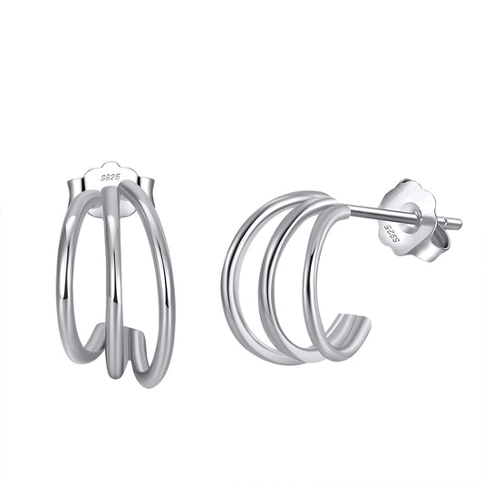 Oaklynn - Curved Mini Earrings