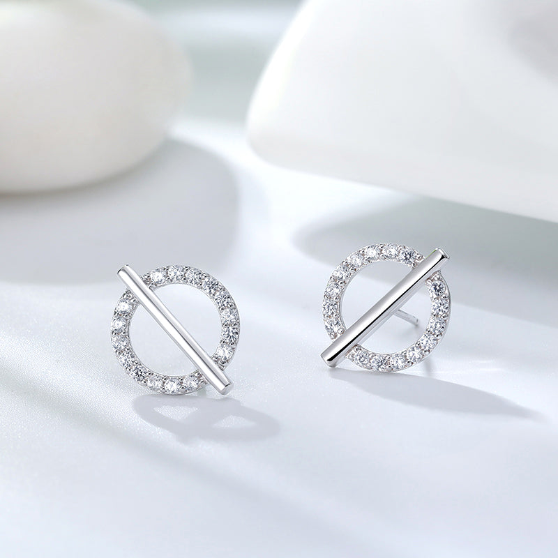 Oriah - Sparkling Circle Earrings