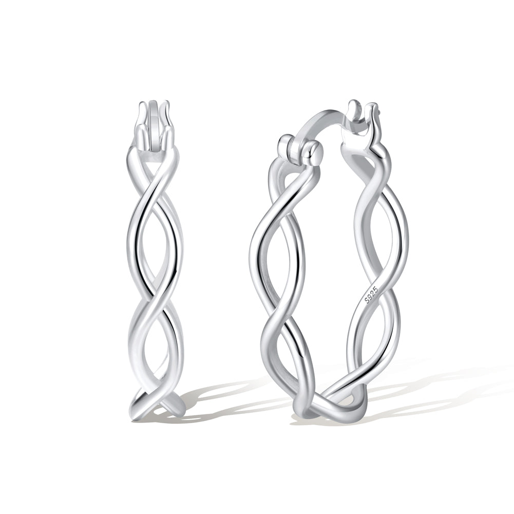 Suki -  Twisted Loops Earrings