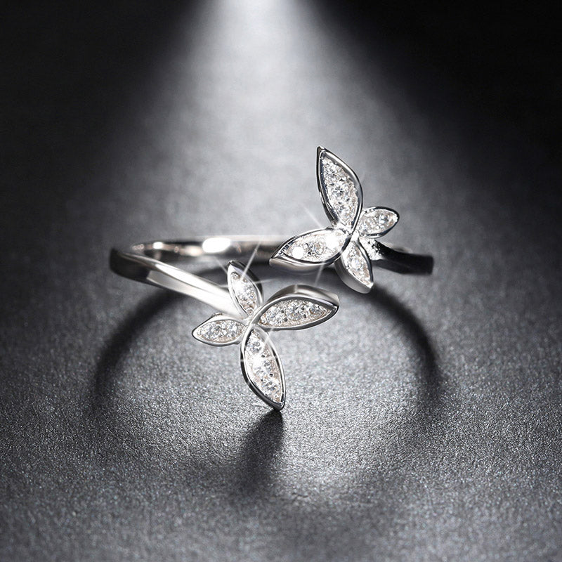 Melody - Double Butterfly Ring