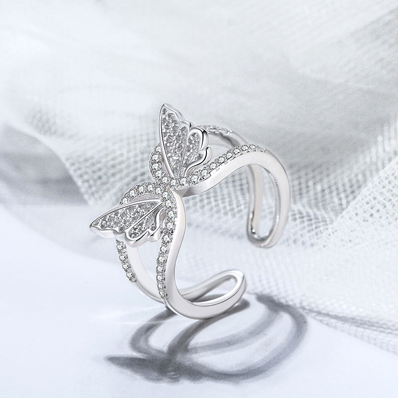 Mayleen - Statement Butterfly Ring